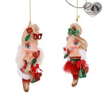 Goodwill Kissing fish ornament preorder Christmas couture seahorse set of 2