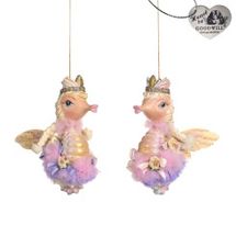 Goodwill Kissing fish ornament preorder sky fairy seahorse set of 2