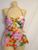 Jantzen Bandeau tankini Swimsuit 10 to 14 white, pink, orange