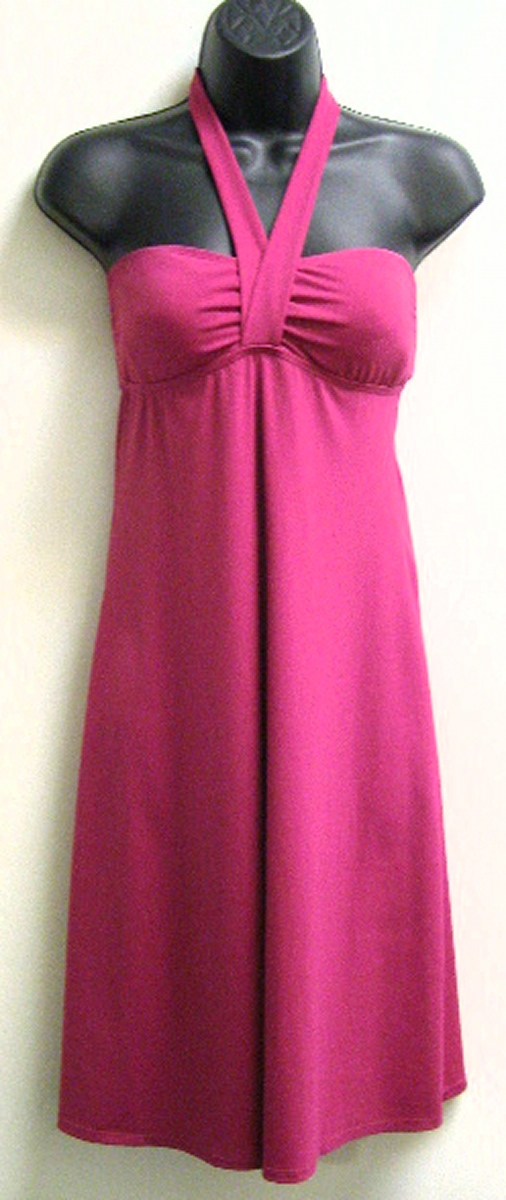 Jantzen halter Vamp style dress solid Berry size small only S