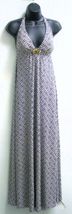 Jantzen halter maxi dress or cover up  black and white design 