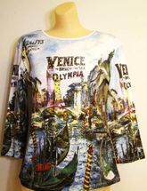 Jess & Jane  Venice Olympia shirt Size medium