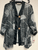 Jess & Jane Boucle Mesh cardigan Canvas black and white M to XL & 1x to 3x