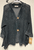 Jess & Jane cotton mesh jacket L to xl 1x to 3x jet black or white 