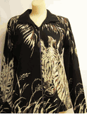 Sold Jess & Jane Jacket Bamboo Zebra rhinestone zipper Small