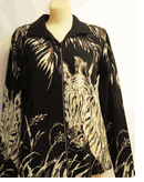 Sold Jess & Jane Jacket Bamboo Zebra rhinestone zipper Small