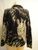Sold Jess & Jane Jacket Bamboo Zebra rhinestone zipper Small