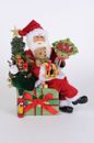 Karen Didion Christmas Lighted Merry Christmas Santa 14 inches