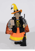 Karen Didion Clara the Candy corn witch halloween figurine