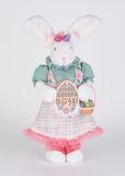 Karen Didion Easter Spring lighted Sage Bunny  23 inches