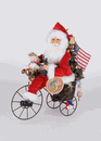 Karen Didion Lighted Santa's 250th Anniversary Liberty Ride 17 inches