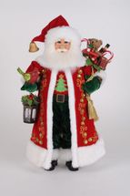 Sold Karen Didion Santa Claus lighted O' Tannebaum 19"