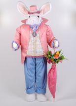 Karen Didion spring Easter rabbit Louie Bunny 51 inches