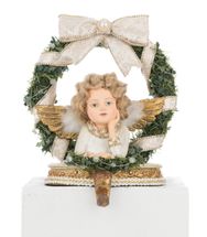 Katherines Collection Bells of Brilliance angel stocking holder