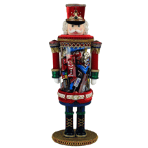 Katherine's Collection 22" nutcracker Toy Soldier candy holder