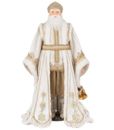 Katherine's Collection Golden leaf Santa Claus gold white 36