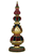 Katherine's Collection Christmas finial 30" Timeless tidings burgundy red green and gold