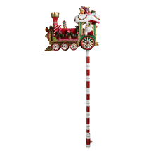 Katherine's Collection Merry Mailbox Express Santa train Merry & Magnificent