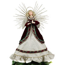 Katherine's Collection Glory Angel treetopper or tabletop Timeless Tidings 24.75"