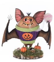 Katherines Collection Fangs the bat in sweater Halloween