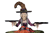 Katherine's collection Gertrude Grimoir witch cupcake server