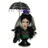Katherine's Collection Halloween 2026  Enchanted Emerald  Widow Lady Emeralda Evermourn Bust 18.5"