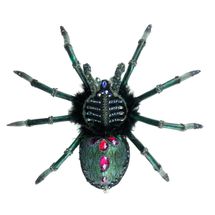 Katherine's Collection Halloween 2026  Enchanted Emerald Widow Large tabletop and wall hanging.
