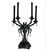 Katherine's Collection Halloween 2026 Enchanted Emerald Widow Spider candelabra 26"