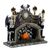 Katherine's Collection Halloween 2026 Kiss of Death Tabletop Hearth with skeletons 11"