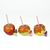 Katherine's Collection Halloween 2026 Sticky Sweet set of 3 candy and carmel apples. Gasp, Sniffles, and Giggles  7.5"