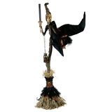 Katherine's Collection Halloween 2026 Wiching Hour Bramble Broom with witch hat 50"