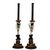 Katherine's Collection Halloween 2026 Witching Hour Skeleton hand candle holders set of 2  21"