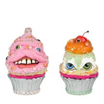 Katherine's Collection Halloween 2026 Sticky Sweet Crazy eyes cupcakes set of 2