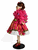 Katherine's Collection  Merry & Magnificent Mae doll Christmas 33" red, pink gold fairy lites