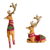 Katherine's Collection Merry & Magnificent set of 2 deer reindeer