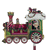 Katherine's Collection Merry Mailbox Express Santa train Merry & Magnificent
