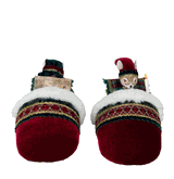 Katherine's Collection Mr and Mrs Fromage mice in slippers Christmas Timeless Tidings