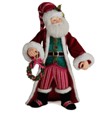 Katherine's Collection Papa Noel Santa tabletop 17.5"  Merry & Magnificent Christmas