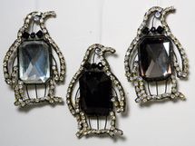 pic Katherine's collection penquin rhinestone Christmas ornament