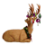 Katherine's Collection large sitting deer Merry & Magnificent Christmas