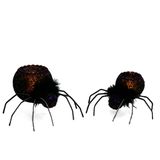 Katherine's Collection Halloween 2026 Enchanted Emerald Widow Spider tea lights set of 2