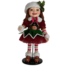 Katherine's Collection girl elf Holly Merryweather 24.5" Merry & Magnificent Christmas