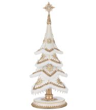 Katherine's Collection tabletop Christmas tree white GOLD