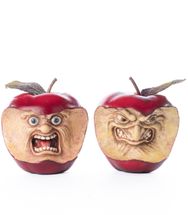 Katherines Collection Toxic Terry & Noxious Nelson Apples set of 2