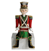 Katherine's Collection Toy soldier Christmas nutcracker ledge sitter 14.5"