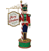 Katherine's Collection Toy Soldier sign Christmas nutcracker 18"