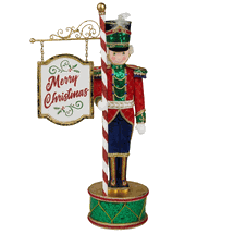 Katherine's Collection Toy Soldier sign Christmas nutcracker 18"