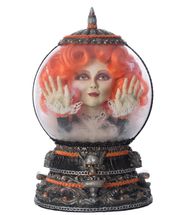 Katherine's collection witch head in a crystal ball 12 x 7.25 
