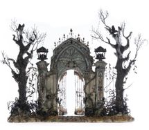 Katherine's collection Macabre Mansion Gates 