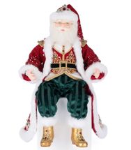 Katherines Collection King Christian Santa Claus doll sits or stands